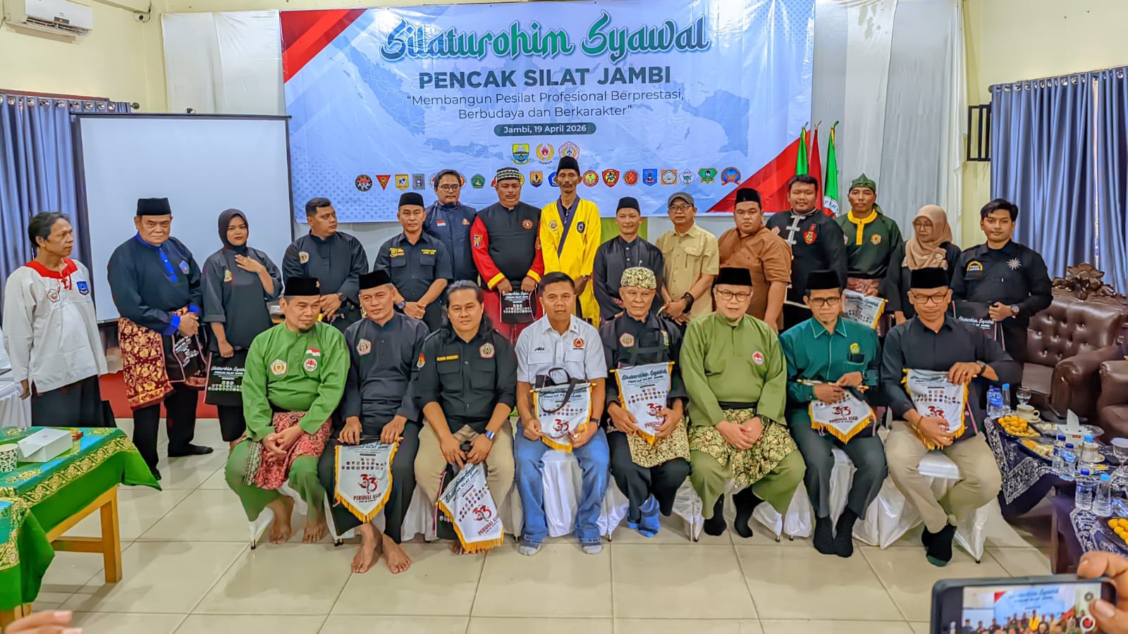 KONI Apresiasi Silaturahim Syawal Pencak Silat Jambi, Matangkan Persiapan PON 2028