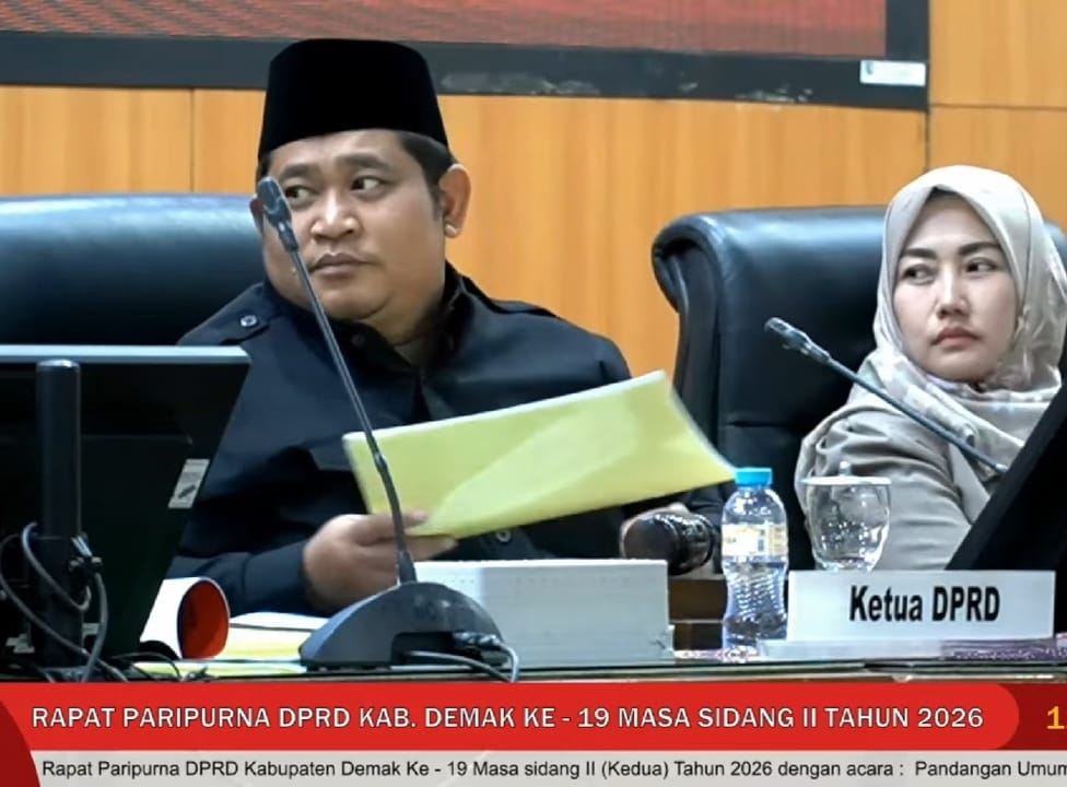 SILPA 253 Miliar Anggaran 2025 dan Temuan Dalam LHP BPK 2025 Jadi Sorotan Fraksi fraksi DPRD Demak Dalam Pandangan Umum 